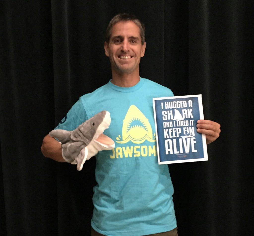 Emmy winner Shawn Heinrichs with Fin