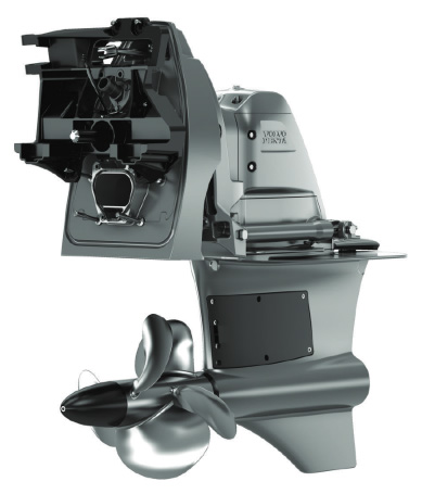 An example of a forward drive motor. Photo: Volvo Penta FWD