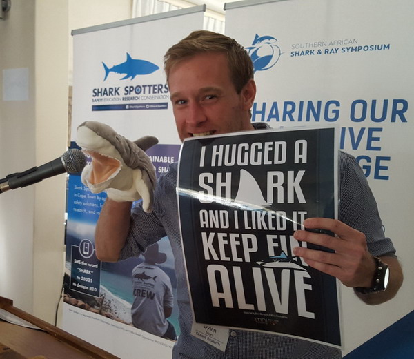 Dylan Irion supporting the Keep Fin Alive Campaign