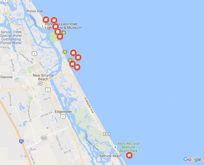 Two Surfers Bitten By Sharks In Florida Two Surfers Bitten By Sharks In Florida