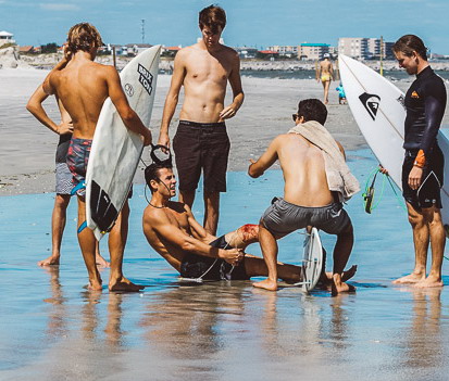 Shark Bites Surfer In New Smyrna Beach