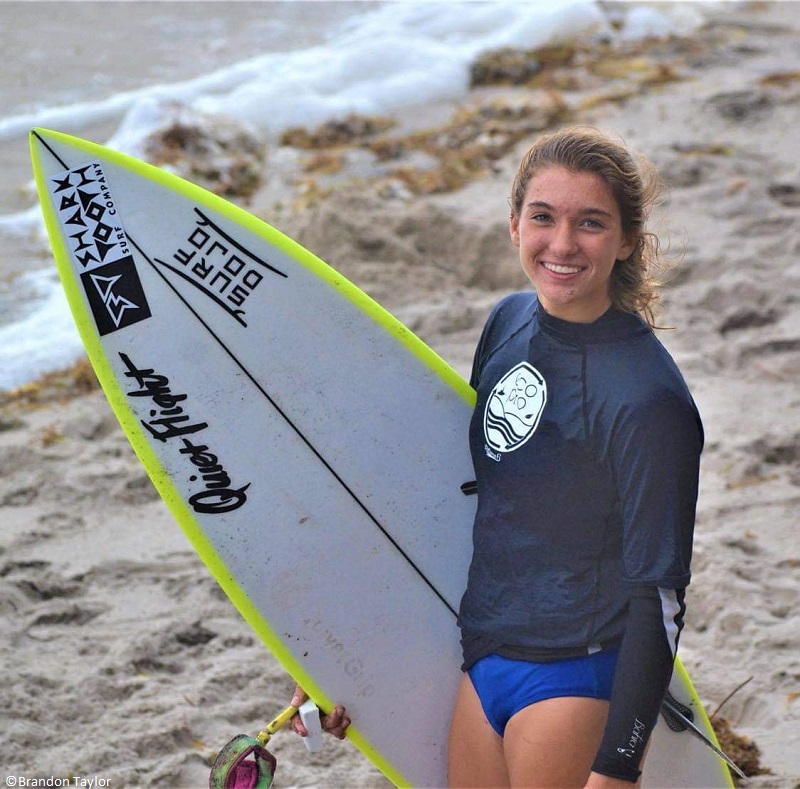 Jaedyn was bitten by a shark at cocoa beach pier