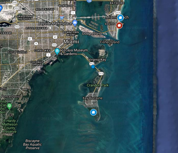 shark bites in Indian River and Key Biscayne