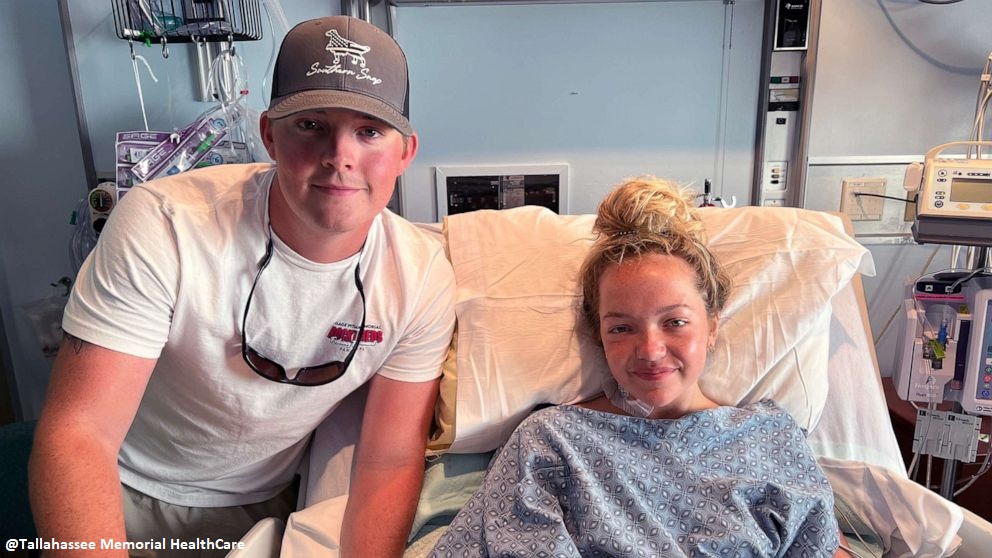 Addison Bethea Keaton Beach grassy island shark attack